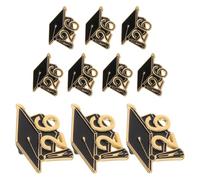Uonlytech Broches de Solapa de Graduación 2026 Set de 10 Pines para Estudiantes y Maestros Diseño Birrete Conmemorativo para Fiestas y Ceremonias Escolares