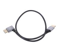 Uonlytech Cable de Vídeo 8k para Monitor y TV Macho a Macho | Conector en Ángulo, Cobre Estañado y Pvc, Conexión Estable, para Dispositivos y Receptores Avanzados
