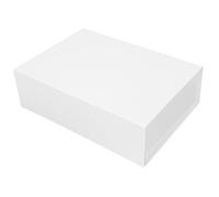 Uonlytech Caja De Cartón Blanco Grande Con Tapa Magnética Resistente y Multiusos Para Regalo Almacenamiento y Propuesta Especial
