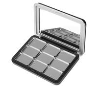 Uonlytech Caja Organizadora de Maquillaje Diseño Multi-Rejilla Negro para de 9 Compartimentos Sombra de y en As Adecuado para