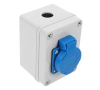 Uonlytech Caja para Enchufe Eléctrico Exterior Resistente al Agua Protectora de Duradero para Interruptor y de Corriente Diseño Compacto y Portátil para Uso Móvil y del Hogar