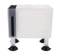 Uonlytech Caja Protectora Transparente para Bomba Doméstica de Jardín Acuático, Resistente al Desgaste, Tamaño Grande 150 Cm, Filtro de Algodón Integrado para Suministro de Peceras