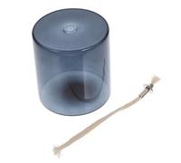 Uonlytech Candelabro de Lámpara de Aceite de Vidrio para Decoración de Hogar y Fiestas, Rellenable Aceite Líquido y Mecha Metálica