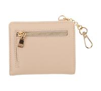 Uonlytech Cartera Pequeña Plegable para Mujer en Color Beige con Múltiples Ranuras para Tarjetas y Diseño Portátil Adecuado para Viajes y Uso Diario