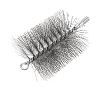 Uonlytech Cepillo de Chimenea de Acero Inoxidable 12 Dientes, Cabezal para Tubo de Estufa 120 Mm de Diámetro y 110 Mm de Largo, Herramienta para Limpieza y Eliminación de Hollín en