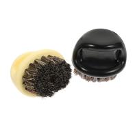 Uonlytech Cepillo y Reducir la Picazón Cerdas de Abs 2piezas de Barbería para Barba para Limpiar Barbas Masculinas Adecuado Cuidado Diario del Cabello