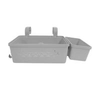 Uonlytech Cesta Colgante de Almacenamiento para Piscina Diseño Espacioso de Plástico Pp, Accesorio Moderno para Exteriores y Zona de Piscina, Adecuado para Toallas y Objetos
