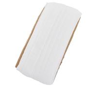 Uonlytech Cinta Plisada para Cortinas de Poliéster Color Blanco, Diseño Ligero y Resistente, Adecuado para Cortinas de Dormitorio y Baño, Fácil de Usar en Proyectos DIY