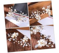 Uonlytech Clip para Zapatos de Boda con Perlas y Desmontable Decoración Elegante para Novias y Fiestas Accesorio Femenino para Tacones Regalo para Novia y Damas de Honor