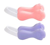 Uonlytech Clips Nasales de Silicona 2 Piezas Diseño Ergonómico para Levantar y Moldear la Nariz para Descanso Cómodo