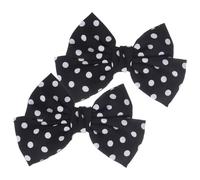 Uonlytech Clips para Adornos de Zapatos Lazo Negro, Tejido Suave y Delicado, Diseño Vintage para Mujer en Graduación y Compromiso