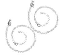 Uonlytech Collar Colgante de Trompa Francesa Metálico Resistente Diseño Moderno para Amantes Música Pack 2 Piezas Accesorio Unisex Adecuado para Uso Diario y Obsequio