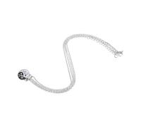 Uonlytech Collar Tai Chi Diseño Único Símbolo Amistad Regalo para Él y Ella de Collares Metálicos Duraderos para Novios y Amigos