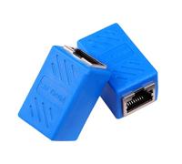 Uonlytech Conector Doble De Red Adaptador De Paso Cable De Red para Casa y Oficina
