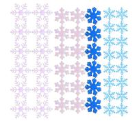Uonlytech Confeti Navideño de Copos de Nieve 700 Piezas, Mezcla de Colores, Decoración para Fiestas, Bodas y Eventos, Confeti Divertido y Creativo para Mesa y Ambiente Festivo