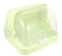 Uonlytech Contenedor para Biberones de PP, Tapa para Proteger del Polvo, Caja de Almacenamiento Infantil Gran Capacidad, Adecuado para Accesorios de Ñiño