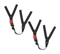 Uonlytech Correa de Barbilla Roja para Casco de Seguridad Ajustable y Resistente al Desgaste 2 Piezas para Cascos de Construcción y Protección Personal