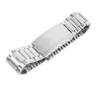 Uonlytech Correa de Reloj Metálica de Acero Inoxidable 15 MM para Hombre y Mujer Diseño Clásico para Deportes y Uso Diario