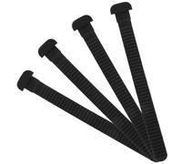 Uonlytech Correas Ajustables para Patines 4 Piezas, Cinta de Fijación Negra T Tipo 150 Cm, Tensor Resistente para Repuesto Patinaje en Línea, Accesorios Seguros para Snowboard y Zapatillas