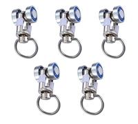 Uonlytech Cortina silenciosa rueda de metal cortina cortina rollo silenciosa cortina de vela silenciosa ruedas cortina carril rueda cortina poleas