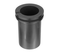 Uonlytech Crisol de Grafito Alta Pureza 4 Kg, Resistente a Altas Temperaturas para Fundir Metales, Molde Redondo Estructura de Cuarzo, Adecuado para Fundición de Plata, Aluminio, Cobre