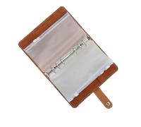 Uonlytech Cuaderno de Presupuesto con Funda de PU Transparentes y Etiquetas Organizador de Finanzas para Manejar y Presupuestos Diseño Elegante y Práctico