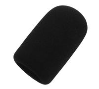 Uonlytech Cubierta de Parabrisas para Micrófono Compatible Audio-technica At2020 Atr2500 At2035, Esponja Protectora Lavable Antiviento para Grabación en Estudio y Exteriores, Color Negro
