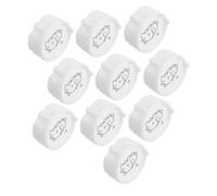 Uonlytech Cubiertas de Seguridad para Enchufes Infantiles, Certificadas, Ajuste Seguro y Duradero, Aptas para Hogares Niños, Pack 10 Unidades de Color Claro, Protección Continua