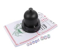 Uonlytech Cubilete Eléctrico Automático para Dados de Entretenimiento Vaso Compacto de ABS y PP Soporte Portátil para Fiestas y Bares Contenedor de Dados Profesional para Juegos de Mesa