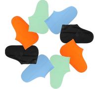Uonlytech Cubrebotas Impermeables de Látex Reutilizables Talla 38-46 Antideslizantes 4 Pares Multicolor para Ciclismo Acampada Pesca y Uso Exterior