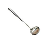 Uonlytech Cuchara Sopera de Acero Inoxidable Resistente Mango Largo para Servir en Cocina del Hogar y Ocasiones Obsequios como Navidad