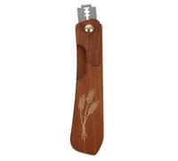 Uonlytech Cuchillo de Madera y Acero Inoxidable para Pan Artesanal y Baguette con Corte Sin Esfuerzo en Cocina para y Profesionales