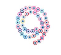 Uonlytech Cuentas de Arcilla Polimérica para Mal de Ojo Planas, Versátiles y Duraderas, Ideales para Hacer Joyas y Llaveros Únicos