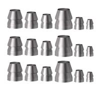 Uonlytech Cuñas metálicas para Mango, cuña de Hierro, 18 Piezas, Llena Todos los Huecos, para Martillo, para carpinteros, Caja de Herramientas doméstica