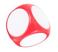 Uonlytech Dados Gigantes de Espuma Roja para DIY Borrables y Educativos Dados para Fiestas y Actividades Escolares Entretenimiento y Enseñanza Versátil