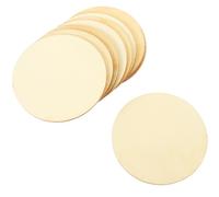 Uonlytech de Discos Redondos de Madera en Blanco para Pintar 30 Piezas Tablero de Tres Capas Superficie Lisa Adecuado para Manualidades y Tarjetas de Deseos