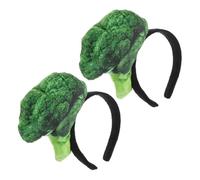Uonlytech de Verduras y Que Se Mantienen en Su Lugar para Mujer en Tejido Verde 2 Diademas Prácticas Ideales para Halloween y Fiestas de Carnaval