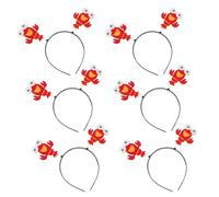 Uonlytech Diadema de Cangrejo de Río 8 Piezas para Disfraz, Accesorios para Fiesta y Halloween, Diademas Decorativas Ligeras para Mujer, Tocado Temático para Cosplay y Carnaval