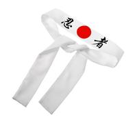 Uonlytech Diadema De Karate Japonesa Samurái Textil Ajustable Para Hombre Estilo Nipón Entrenamiento Fitness Cocina Blanco Ninja