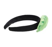 Uonlytech Diadema de Tela Diseño de Guisantes Verdes para Lavarse la Cara, Accesorios Creativos y Adorables Pelo Ocasión