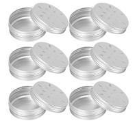 Uonlytech Diseño Compacto para Perros de Entrenamiento de Olfato Kit de 6 Cajas Capacidad 80ml, Aluminio Resistente para Adiestramiento y Agilidad Canina