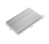 Uonlytech Disipador De Calor De Aluminio Aleación para PCB y Chip IC Bloque De Refrigeración Plateado