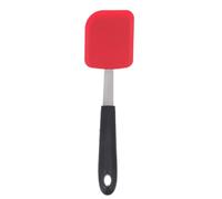 Uonlytech Espátula de Silicona y Utensilios de Cocina Duraderos Mango de Acero Inoxidable Rojo, Antiadherente y Cómodo, Adecuado para Cocinar en Sartén