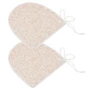 Uonlytech Esponjas Exfoliantes Faciales y Eliminación de Muerta de Beige para Guante de Lavado Facial Reutilizable 2 Pcs para Lavado de Cara