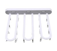 Uonlytech Estante Plegable para Secado de Calcetines con Diseño Botón Soporte Multifuncional para Ropa Interior y Accesorios Pequeños Instalación sin Clavos para Uso Paredes del Hogar