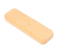 Uonlytech Estuche para Bolígrafos de Bambú 17x5,5x2,5 Cm, Caja Bolígrafo Resistente al Agua, Ligero y Práctico para Material de Oficina y Almacenamiento en Escritorio
