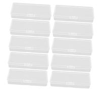 Uonlytech Estuche para Hojas De Afeitar 10 Piezas Tamaño Compacto Plástico Resistente para Profesionales y Uso Seguro Almacenamiento Reciclaje