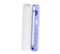 Uonlytech Estuche para Lápices Capacitivos Stylus De 2 Piezas - Estuche De Silicona Abs con Soporte para Lápices De 1.ª Generación Resistente Y Ligero Color Violeta