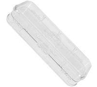 Uonlytech Estuche para Lápices Compartimentos Dobles Organizador Escolar Transparente para Adolescentes Caja De Almacenamiento Portátil para Escritorio o Mochila