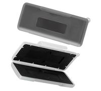 Uonlytech Estuche Protector Resistente Humedad y Golpes para 2 Discos Duros M.2 SSD Caja de Plástico y Espuma Pequeño Estuche de Transporte Seguro